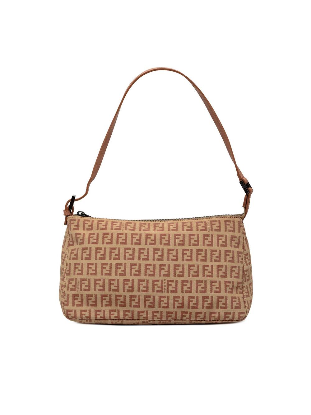 Fendi Zucchino Canvas Pochette Pre- #343379F71B